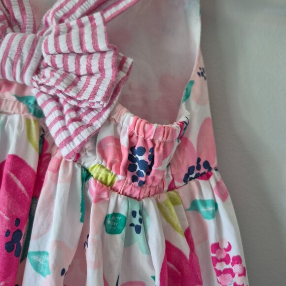 NWT Gymboree Pink Floral Sundress and Panty Set - Picture 7 of 12